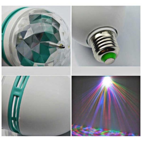 لامپ رقص نور هفت رنگ LED - تصویر 3