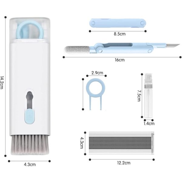 کیت تمیز کننده کیبورد و ایرپاد 7 کاره ابعاد از منصف لند