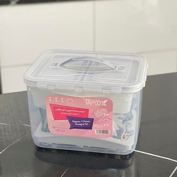 ست صبحانه خوری مسافرتی 6 نفره الگانس ارزان از پخش صالح اباد