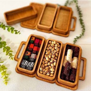 اردو خوری دوبل چوبی مستطیل از پخش صالح اباد
