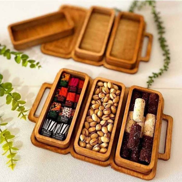 اردو خوری دوبل چوبی مستطیل از پخش صالح اباد