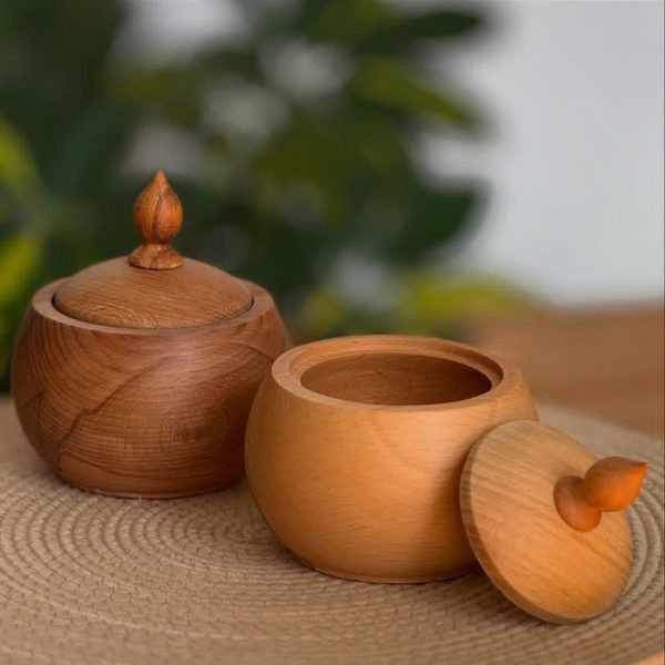 قندان چوبی گردو ارزان از پخش صالح اباد