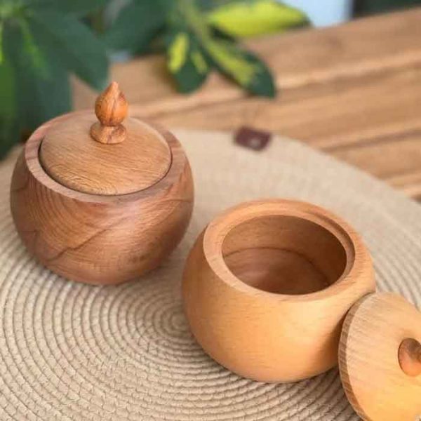 قندان چوبی گردو درجه یک از پخش صالح اباد