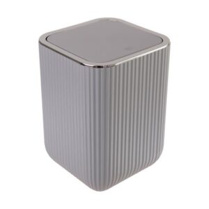 سطل بادبزنی چهارگوش طوسی زبرا از پخش صالح اباد