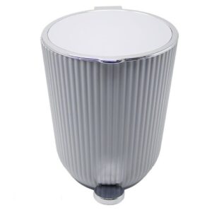 سطل پدالی ۶ لیتری طوسی زبرا از پخش صالح اباد