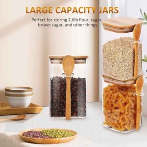 بانکه حبوبات مربع پیرکس قاشق دار